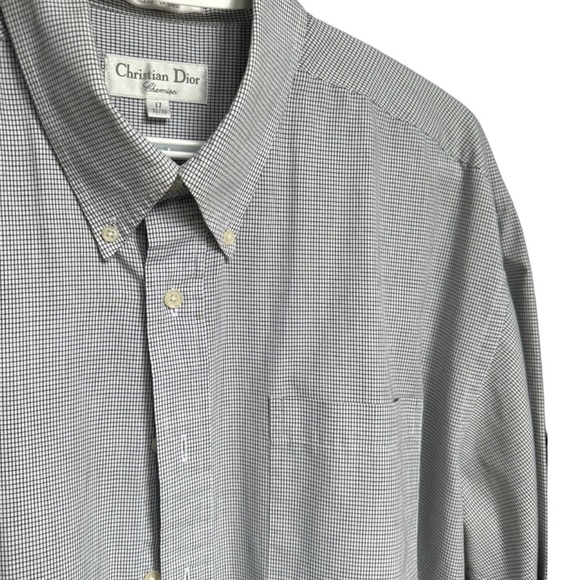 Dior Men's Dress Shirt in Black and White - Picture 9 of 9